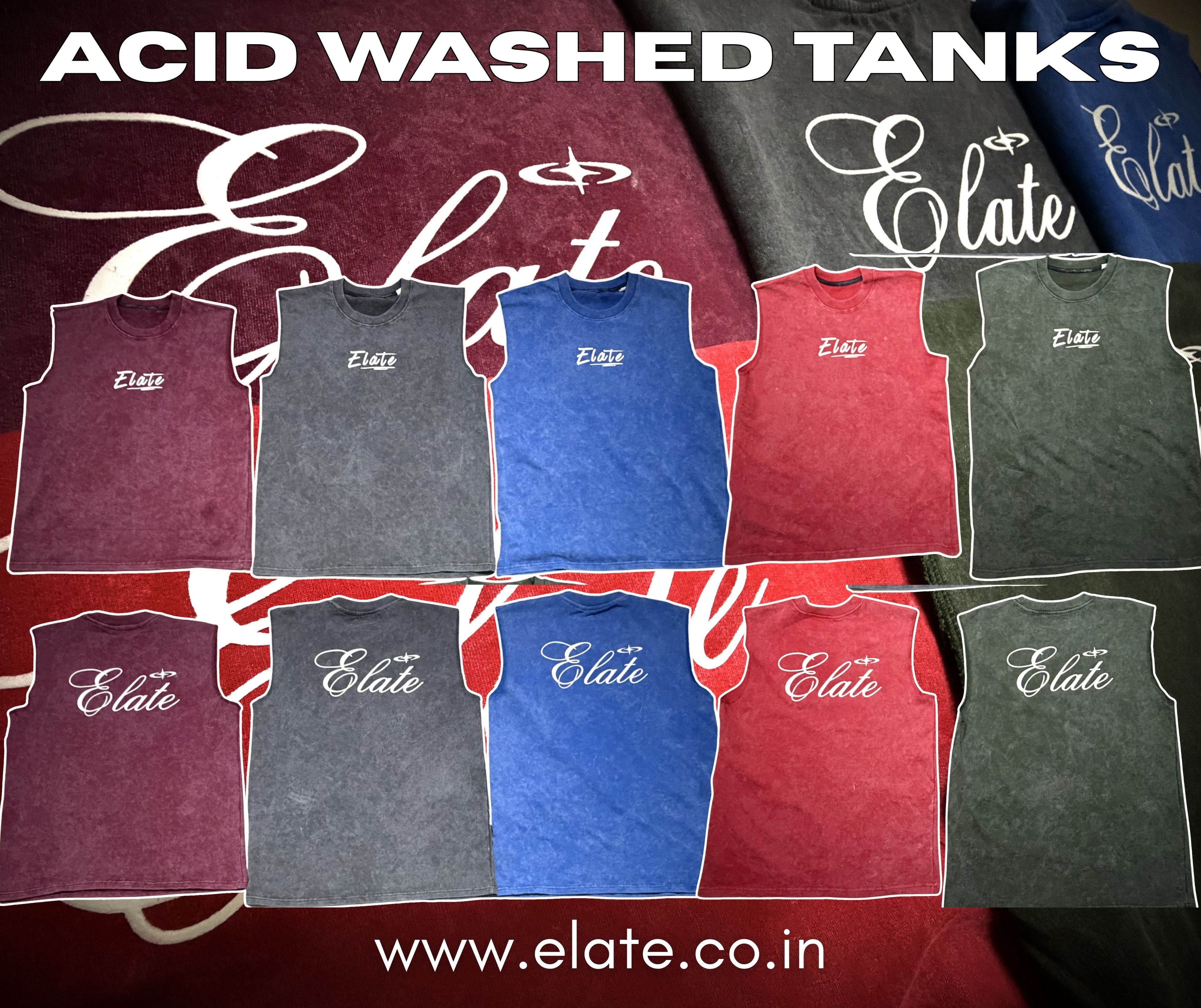ELATE SIGNATURE | ACID WASHED TANKS|