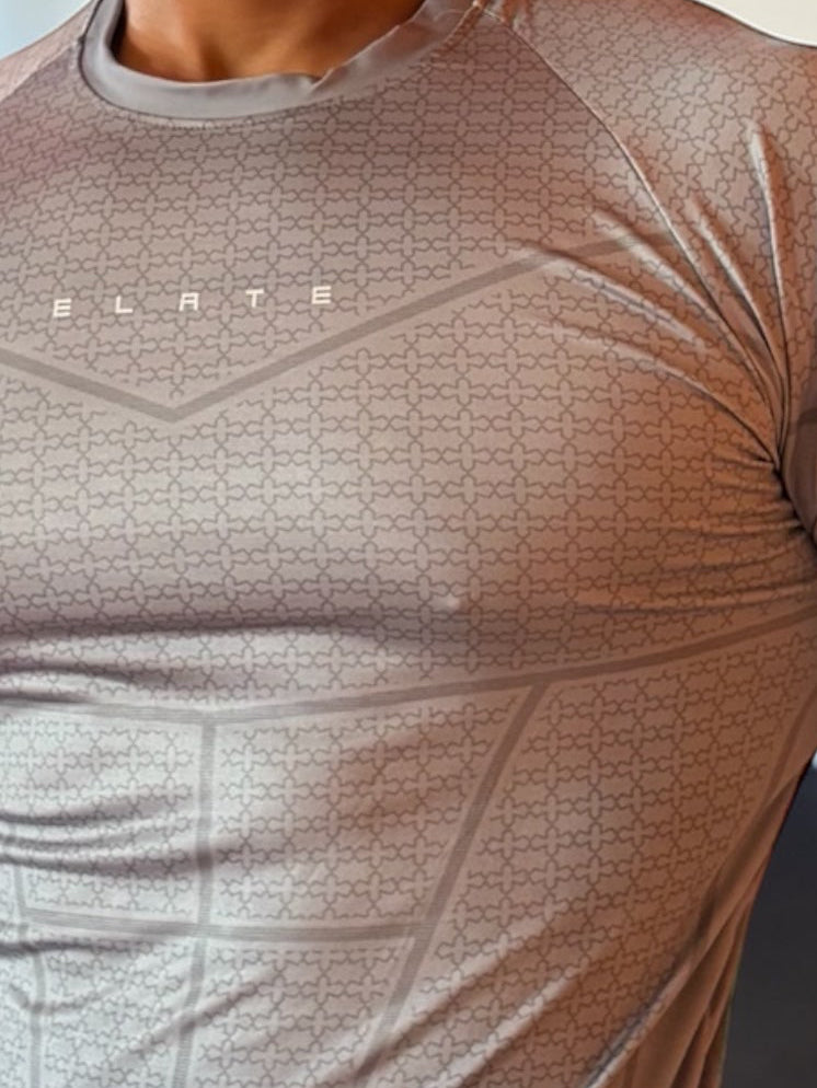 GREY COMPRESSION FIT | ELATE Signature edition
