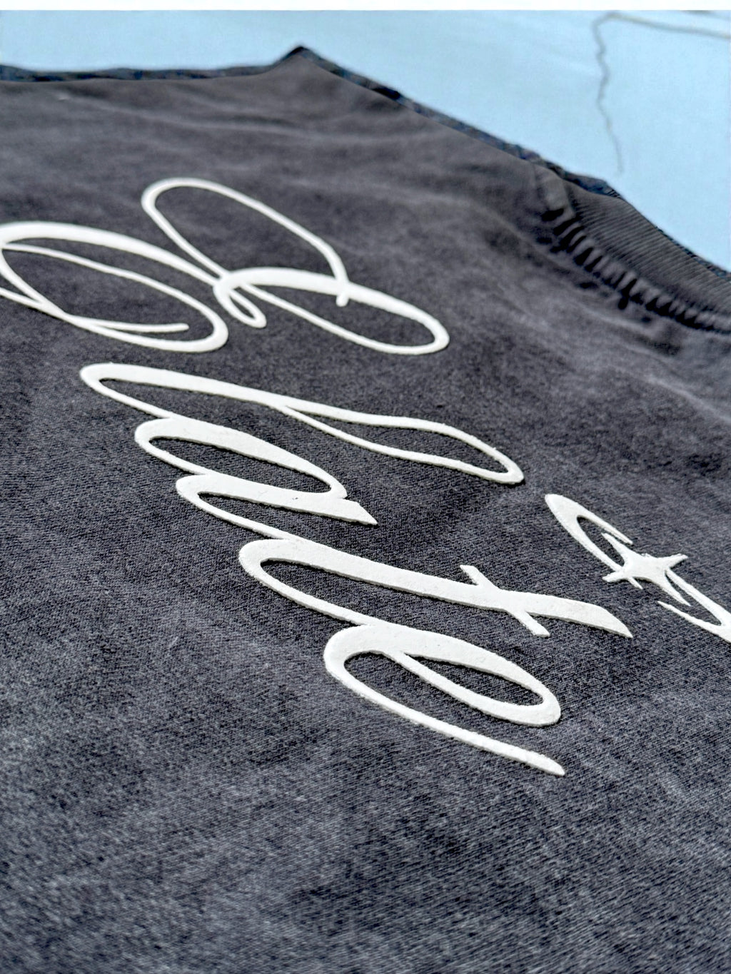 ELATE Signature Acid-Wash Sleeveless Tank –DARK GREY| 240 GSM French Terry Cotton