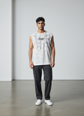 ELATE Signature Acid-wash Tanks| WHITE| 240GSM French Terry Cotton
